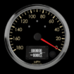 Picture of 4" Speedometer + TS/HB | 180 MPH Programmable Counter-Clockwise | Cobra Design