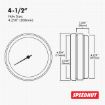 Picture of 4-1/2" Ford GT Speedometer + TS/HB | 220 MPH