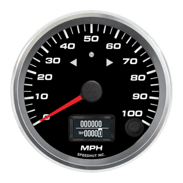 Picture of 3-3/8" GPS Speedometer + TS/HB | 100 MPH