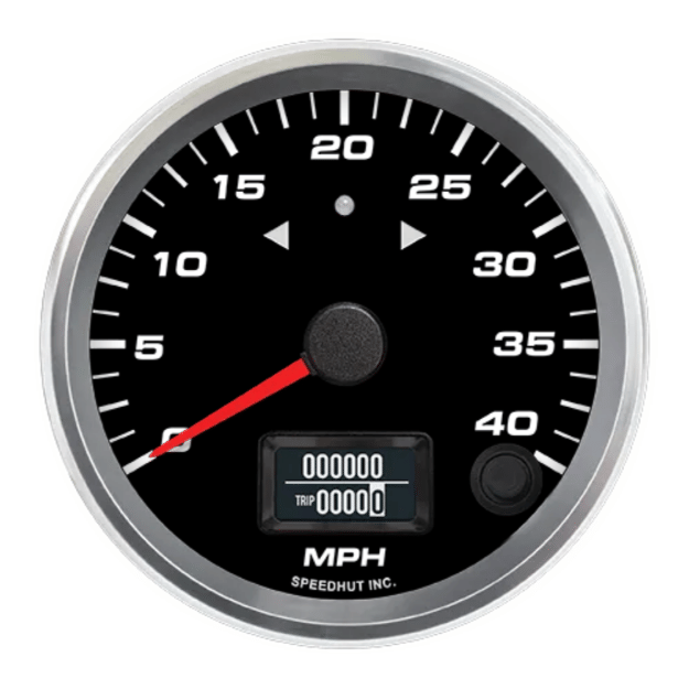 Picture of 3-3/8" GPS Speedometer + TS/HB | 40 MPH