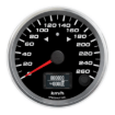 Picture of 3-3/8" Programmable Speedometer + TS/HB | 260 km/h (Metric)