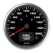 Picture of 4-1/2" Programmable Speedometer + TS/HB | 200 km/h (Metric)