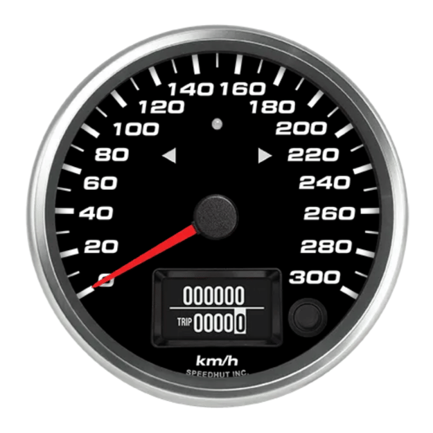 Picture of 4" GPS Speedometer + TS/HB | 300 km/h