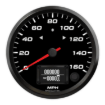 Picture of 4" EV CAN-Bus Speedometer + TS/HB | 160 MPH | AEM
