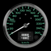 Picture of 4" Programmable Speedometer + TS/HB | 260 km/h | Porsche 356 Design