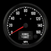 Picture of 4-1/2" Haltech CAN-Bus Speedometer + TS/HB | 160 MPH