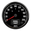 Picture of 4" Haltech CAN-Bus Speedometer + TS/HB | 200 km/h