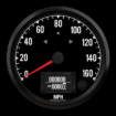 Picture of 4" Haltech CAN-Bus Speedometer + TS/HB | 160 MPH