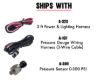 Picture of 2-1/16" Pressure Gauge | 0-150 PSI | Warning Light