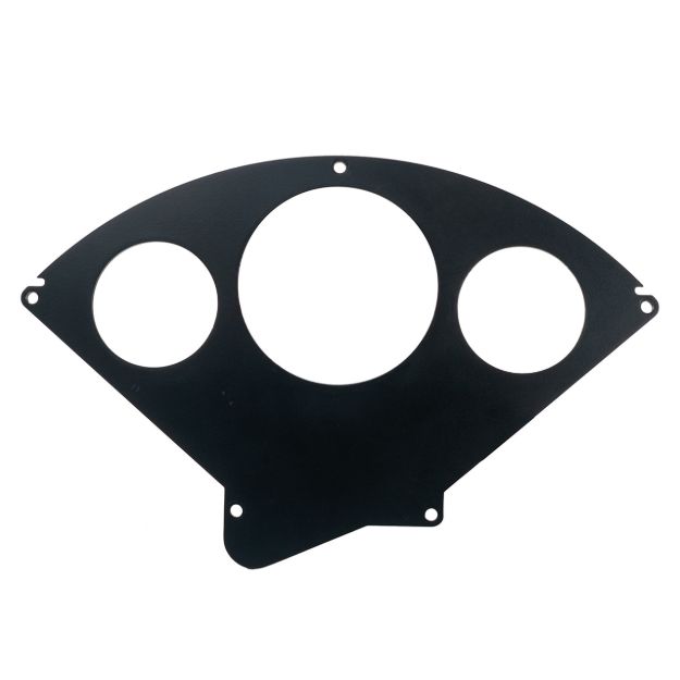Picture of 1955-56 Chevy Tri-Five Dash Insert | Fits 3-3/8" and 2-1/16" Gauges