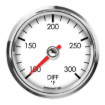 Picture of 2-5/8" Differential Temperature Gauge | 100-300°F | Classic Design