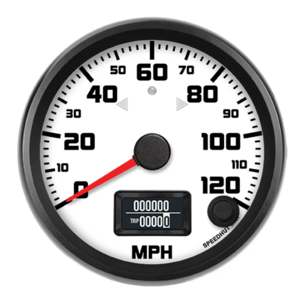 Picture of 3-3/8" GPS Speedometer + TS/HB | 120 MPH | Street XL Design