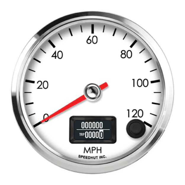 Picture of 3-3/8" GPS Speedometer | 120 MPH | Classic Design