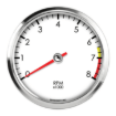 Picture of 4" Tachometer | 8K RPM | Classic Design