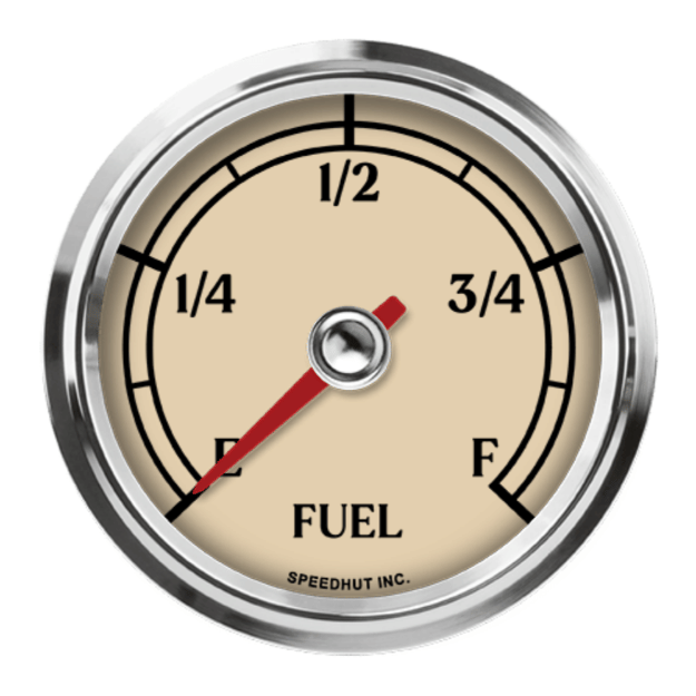 Picture of 2-5/8" Fuel Level Gauge | Programmable | Antique Design