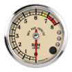 Picture of 3-3/8" Shift Light Tachometer | 8K RPM | Antique Design