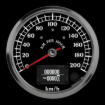 Picture of 4" GPS Speedometer + TS/HB | 200 km/h | Antique Design