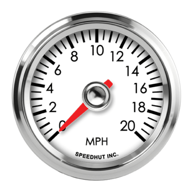 Picture of 2-1/16" GPS Speedometer | 20 MPH | Classic Design