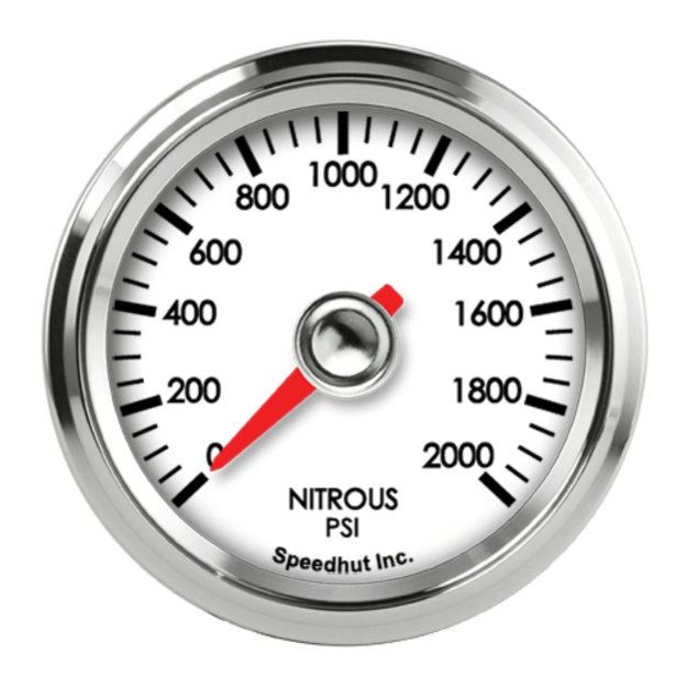 Picture of 2-1/16" Classic Nitrous Pressure Gauge | 0-2000 PSI