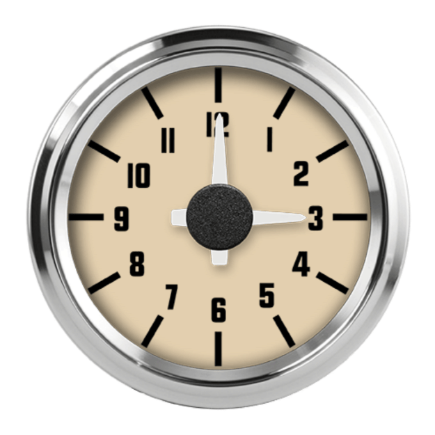 Picture of 2-1/16" Clock | VW Design, Beige