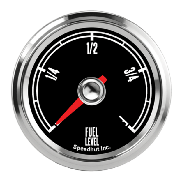 Picture of 2-1/16" Fuel Level Gauge | Programmable | Chevy Tri-Five Design