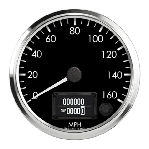 Picture of 4" GM CAN-Bus Speedometer | 160 MPH
