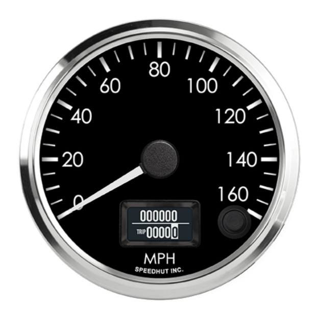 Picture of 3-3/8" GM CAN-Bus Speedometer | 160 MPH
