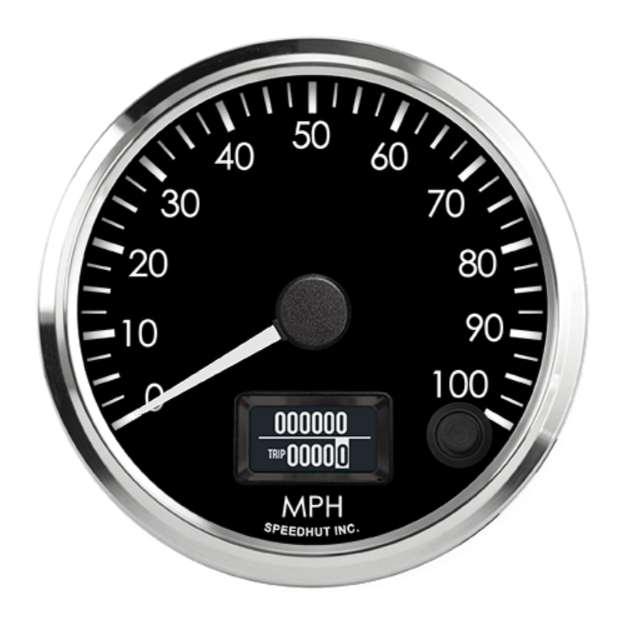 Picture of 3-3/8" GM CAN-Bus Speedometer | 100 MPH