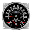 Picture of 5-1/2" Jeep CJ Gauge Set | 90 MPH + 140 km/h GPS Speedometer + 6K RPM Tachometer