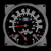 Picture of 5-1/2" Jeep CJ Gauge Set | 90 MPH + 140 km/h GPS Speedometer + 6K RPM Tachometer
