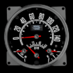 Picture of 5-1/2" Jeep CJ Gauge Set | 140 km/h GPS Speedometer + 6K RPM Tachometer
