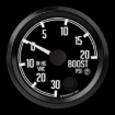 Picture of 2-5/8" Boost/Vacuum Gauge | -30 inHg to 20 PSI with Warning | Datsun 240Z Design