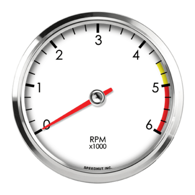 Picture of 4" Tachometer | 6K RPM | Classic Design