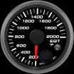 Picture of 2-1/16" EGT Temperature Gauge | 200-2000°F | Warning Light