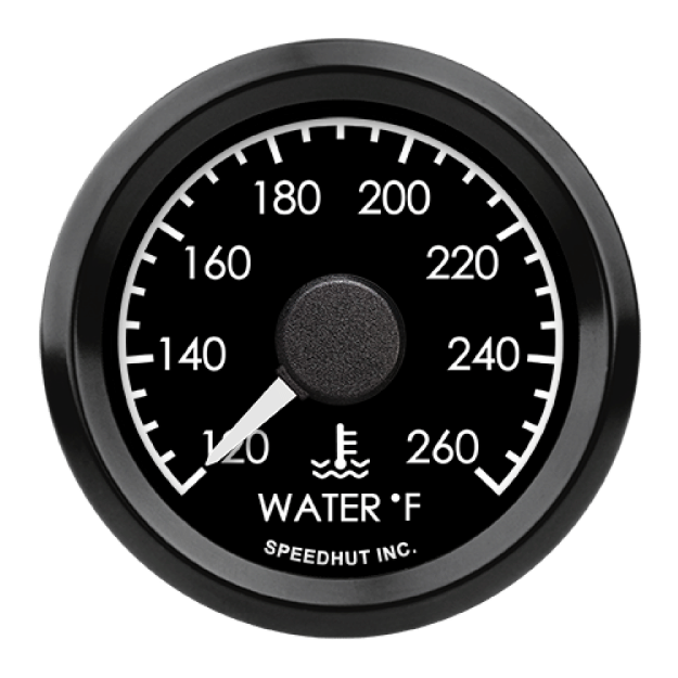Picture of 2-1/16" Water Temp Gauge | 120-260°F | Humvee Design