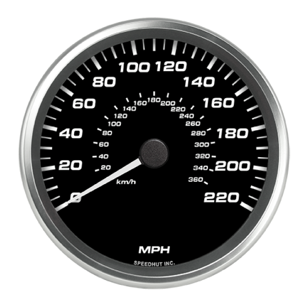 Picture of 4-1/2" Ford GT Speedometer + TS/HB | 220 MPH