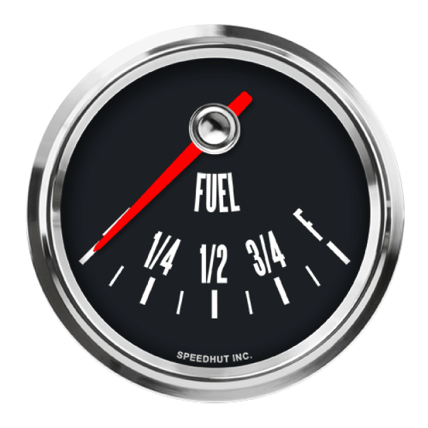 Picture of 2-5/8" Fuel Level Gauge | Programmable 90 Degree Sweep | Ford Mustang Design