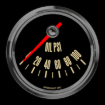Picture of 2-5/8" Oil Pressure Gauge | 0-100 PSI 90 Degree Sweep | Ford Mustang Design