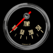 Picture of 2-5/8" Water Temperature Gauge | 100-250F 90 Degree Sweep | Ford Mustang Design