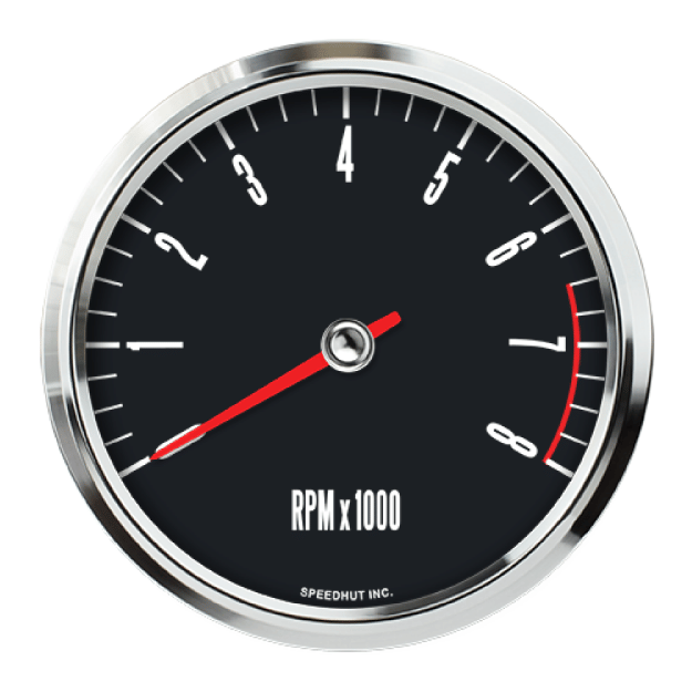 Picture of 4-1/2" Tachometer | 8K RPM | Ford Mustang Design