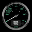 Picture of 4" GPS Speedometer + TS/HB | 120 MPH | Porsche 356 Design