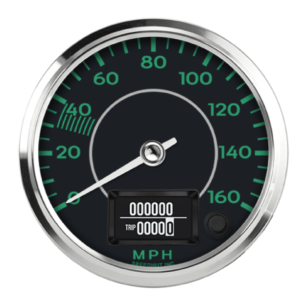 Picture of 4" GPS Speedometer | 160 MPH | Porsche 356 Design