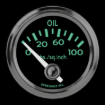 Picture of 2-1/16" Oil Pressure Gauge | 0-100 PSI 90° Sweep | Porsche 356 Design