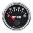 Picture of 2-1/16" Oil Pressure Gauge | 0-100 PSI 90 Degree Sweep | Chevy Camaro Design