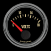 Picture of 2-1/16" Volt Gauge | 6-18V 90 Degree Sweep | Chevy Camaro Design