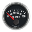 Picture of 2-1/16" Oil Pressure Gauge | 0-100 PSI 90° Sweep | Chevy Truck Design