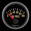 Picture of 2-1/16" Oil Pressure Gauge | 0-100 PSI 90° Sweep | Chevy Truck Design