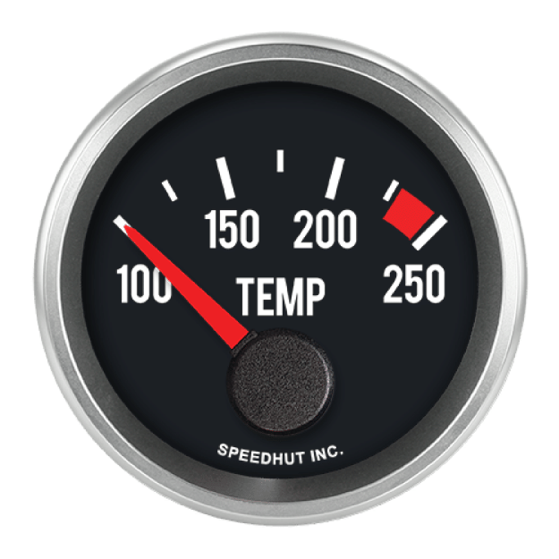 Picture of 2-1/16" Water Temperature Gauge | 100-250F 90° Sweep | Chevy Truck Design