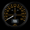 Picture of 3-3/8" GPS Speedometer with Remote Button + TS/HB | 120 MPH | BMW Design