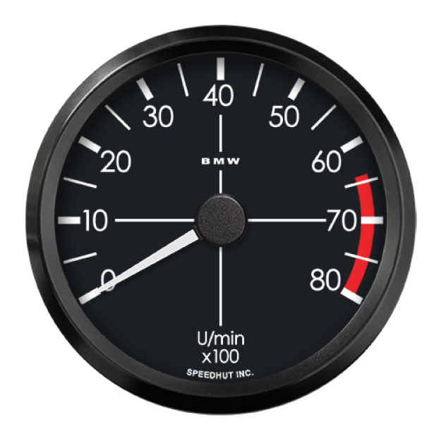 Picture of 3-3/8" Tachometer | 8K RPM | BMW Design